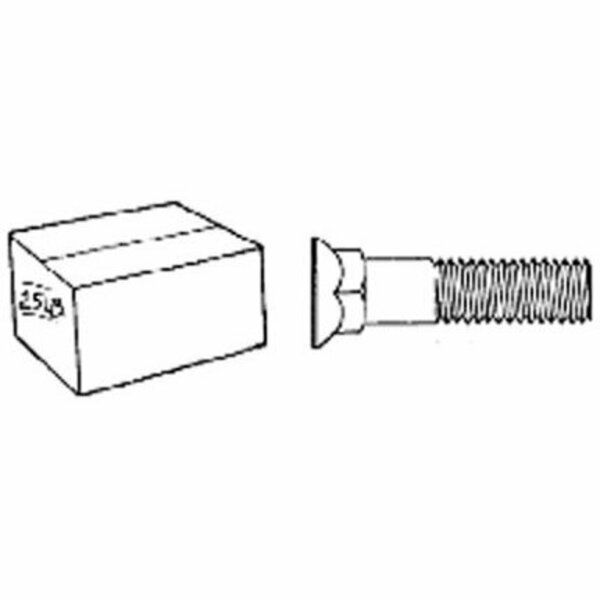 Porteous Fasteners Screw 5/8X2 Plt Plow 25# 00120-3024-951